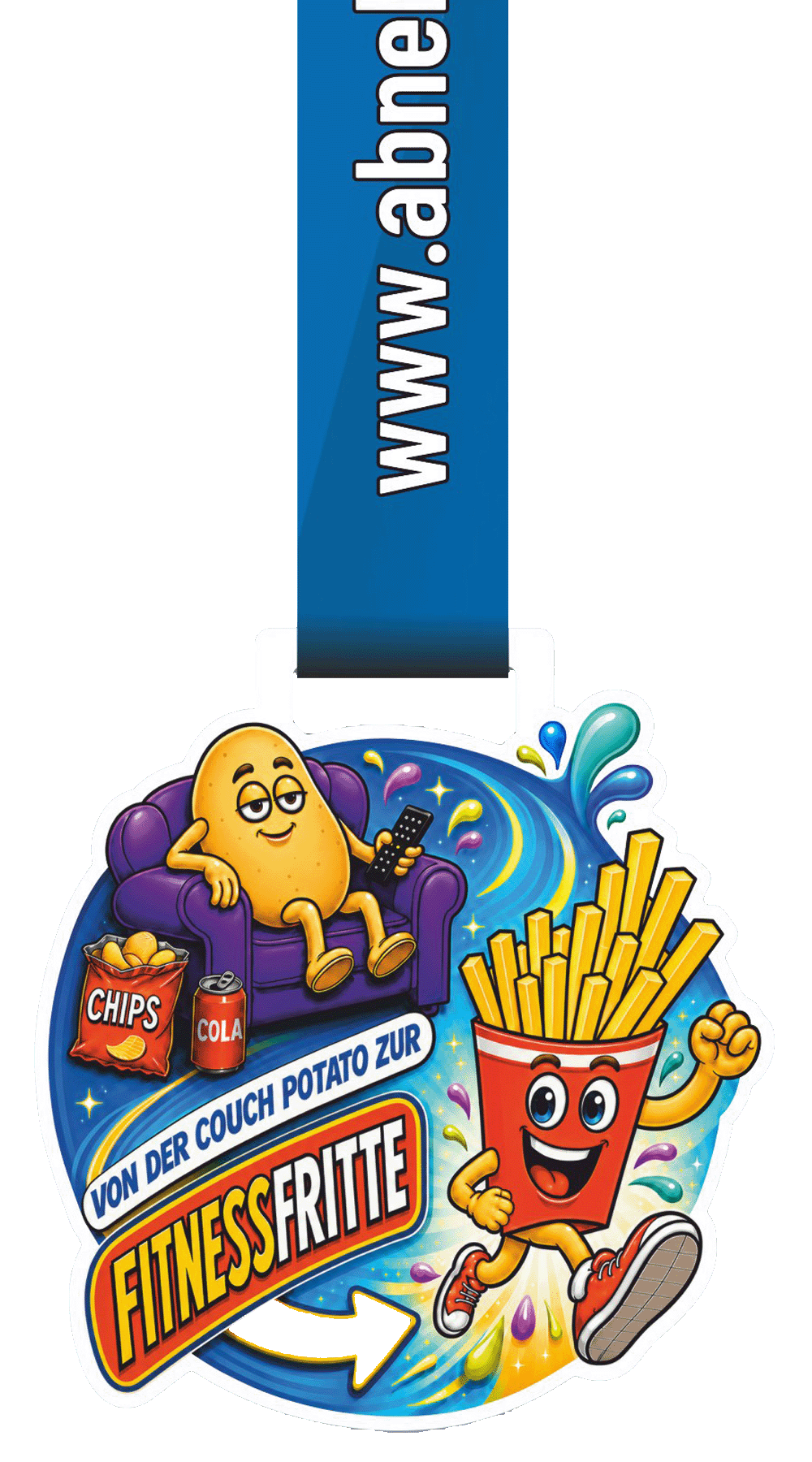 Medaille Fitness-Fritte
